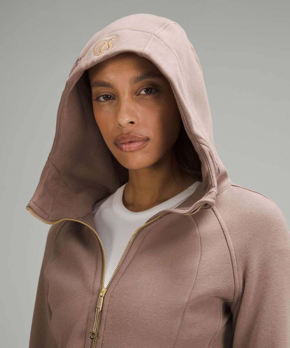 Lululemon Scuba Full-Zip Hoodie Size 6 Taupetastic Gold